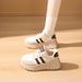 Korean Version Of White With Plush Height Increasing Foot Enhancing Features For Little Girls, Autumn And Winter_vogvips.com