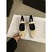 French Style Single Shoe Flat Bottom Soft Sole, Red Women's Shoes, Spring And Autumn Grandma With Skirt, Mary Jane Shoes_vogvips.com