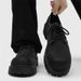 ShoeVault Vintage Workwear Derby Thick Sole Height Increasing Men's 2025 New British Casual Large Leather Shoes Low Top Polished_vogvips.com