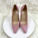 Size33-46 Women's Shoes Pink Velvet High Heels 12CM Pointed Stiletto Shallow Mouth Single Shoes Versatile Women's Shoes_vogvips.com