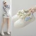 Women's Shoes Have Soft Soles And Thick Soles That Have Increased In Height. Cute Style Casual Board Shoes, Little White Shoes, Women_vogvips.com