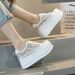 New Chinese Style White For Women Summer Mesh Breathable Lace Casual Women's Shoes_vogvips.com
