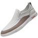 Men's Simple First-layer Cowhide Foot Cover Outdoor Cowhide Soft-soled Casual Board Shoes_vogvips.com