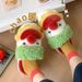 Clown Plush Cotton For Women, Winter New Indoor Student Cute Thickened Warm Non-Slip Slippers_vogvips.com