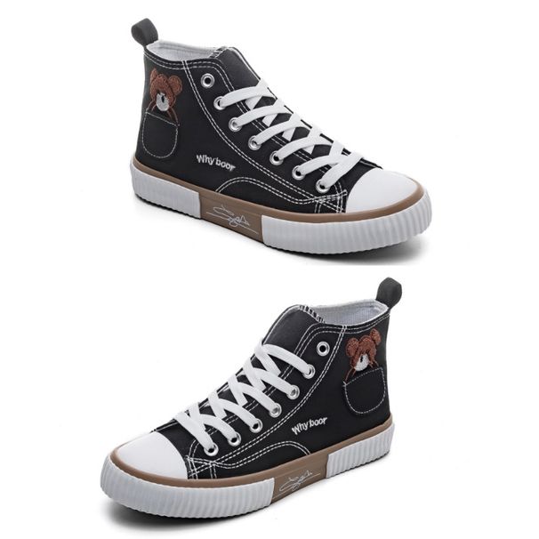 Unisex Shoes Cloth Shoes Breathable Soft Sole All-match High-top Shoes_vogvips.com