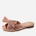 Women's Summer Outer Wear Flat Bottom Butterfly Knot Mesh Material Slip-on Sandals_vogvips.com