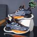 Children's Rotating Button Mesh Luminous Basketball Casual Sports Boys' Running Student Breathable Dad Shoes_vogvips.com