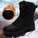 Winter Outdoor Snow Boots For Men, High Top And Plush Warm Cotton Shoes For Women, Couple_vogvips.com