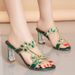 2026 Summer New High-Heeled Rhinestone Sandals Women, European And American Sexy Fashion Crystal Chunky Heel_vogvips.com