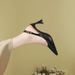 Fashionable Elegant High Heels 2025 New Summer Thin Heel Pointed One Strap Retro Closed Toe Backless Sandals For Women_vogvips.com