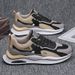 Men's Summer New Breathable Mesh Sports Korean Version, Trendy Versatile Thick Soles, Running And Leisure, Dad Shoes,_vogvips.com