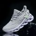 Men Sports Running Jogging Shoes Casual Sneakers Outdoor Breathable Mesh Women Light Shock-absorption Black Tennis_vogvips.com