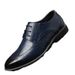 Suitable For All Seasons Pointed Toe Glossy Leather Bunkok Korean Style Business Formal Large Size Men's Versatile Casual Shoes_vogvips.com