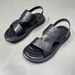 Men's Made Of Genuine Leather Summer Cowhide Beach Shoes, 2025 New Model, Driving External Wear, With Anti Slip_vogvips.com