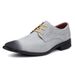 Low Men's Block Cut, Polished, Carved, Pointed, Business Casual Plus Size Leather Shoes, Spring Single Shoes Cut, Polished, Carved, Pointed, ,_vogvips.com