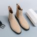 European Warm Series Autumn And Winter New High-top Suede Leather Large Size Fashion Slip-on Youth Men's Boots_vogvips.com