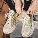 Oulylan Summer New Breathable Mesh Shoes Men's Shoes Versatile Thick Soled Sports Shoes Casual Running Shoes_vogvips.com