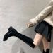 Grape Mom Over-the-Knee 2023 Autumn Winter Fleece-Lined Thick-Soled High Slim Chunky Heel Riding Boots For Women_vogvips.com