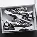 Men's Chunky Streetwear Sneakers - Paisley Floral Print Casual Shoes, Y2K Retro Skateboarding Footwear With Thick Platform Sole_vogvips.com