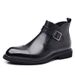 European Warm Series Men Genuine Leather Business Formal Shoes Motorcycle Rider Short British Style Men's Boots_vogvips.com