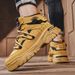 European Warm Series Martin Autumn Outdoor Hiking High-Top Short Men's Non-Slip Wear-Resistant Yellow Work Boots 2025 New Model_vogvips.com