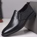 Euro Step First Layer Cowhide Formal Pointed Toe Lace-up Derby Men Brand Business Men's Shoes Wind Pure Leather_vogvips.com