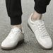 Men's Shoes Men's Casual Leather Shoes Breathable Sports Board Shoes Men's Xiaobai_vogvips.com