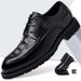 Crocodile Pattern Spring Casual Small Men Korean Style Genuine Leather Business Formal British Trend Shoes_vogvips.com
