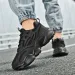 Spring Men's Thick Bottom Sneakers Mesh Breathable Plus Size Dad Shoes StudentCasual Foreign Trade Live Men's Shoes Trendy_vogvips.com