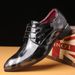 Men's Pointed-Toe Oxford Dress Shoes – Classic British Style Formal Shoes With Rubber Sole (Black/Red/Blue, Sizes 38-48)_vogvips.com