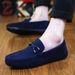 Men Loafers Business Shoes Suede Leather Soft Sole Male Casual Shoes Retro Flat Dress Shoes Moccasins Designer Slip On Men Shoe_vogvips.com