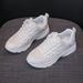 Running Shoes Women's Student Tide Women's Shoes Lightweight Soft Sole Shock Absorption Comfortable Mesh Sneakers Women_vogvips.com