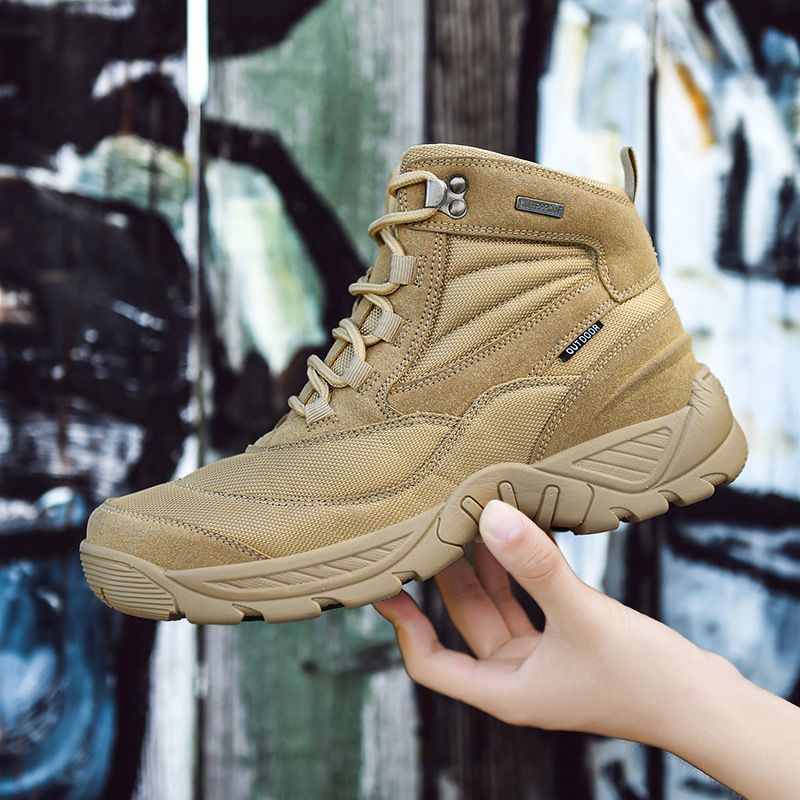 Outdoor Boots, Men's Plus Size Combat Boots, Workwear Boots, Men's Flight Boots, Men's Tactical Boots, Desert Boots_vogvips.com