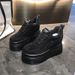 Women’s Shoes Rhinestones Shoes Breathable Rhinestone Casual Shoes Versatile Thick Sole Heightened 7CM Shoes_vogvips.com