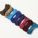 Shoe Accessories semicircular colorful polyester shoelace elastic band suitable for board shoes, casual shoes, sports shoes pants waist rope_vogvips.com