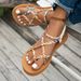 Fashionable Lightweight Large Size Beach For Women Summer New Round Head Comfortable Fish Mouth Casual Sandals_vogvips.com