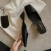 designer Women's Slipper Satin Square Toe Mules Slip On Design Durable Construction For Daily Wear Formal Gatherings_vogvips.com