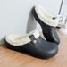 Unisex Winter Men Adult Classic Lined Clog Waterproof Chef Shoes Velvet Slippers For Couples Casual Warm Shoes_vogvips.com