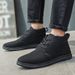 European Warm Series Martin 2025 New Autumn High Top Work British Boots Leather Men's Trendy Mid-top Shoes_vogvips.com