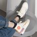 Canvas Women's New Trendy Student Versatile Forest Style Contrasting Casual Board Shoes_vogvips.com