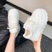 Women's White 2025 Autumn New Style Casual Versatile Super With Skirts For Petite Individuals, Popular Height-increasing_vogvips.com