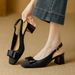 New-Style Women's Chunky Heels, 2026 Early Spring New Model, French-Style Elegant Fashion, Casual Work High-Heeled_vogvips.com