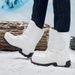 Waterproof Snow Boots For Men And Women, Thick Cotton Shoes With Added Fleece, Outdoor Cold Resistant And Warm Boots_vogvips.com