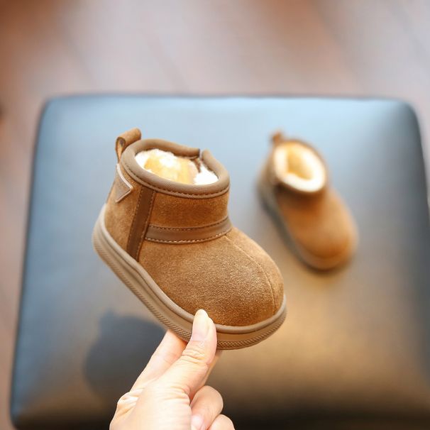 Snow Winter Girl Toddler Children's Girls' Boots Baby Plus Veet Cotton Shoes_vogvips.com