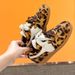 New 6cm Height Increasing Horsehair Leopard Print German Training Shoes For Women Spring Classic Double Lace C_vogvips.com