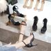 French High Slim Heels, Sandals For Women In Spring/summer 2025, New Style With Straight Button Rivets, Popular On The_vogvips.com
