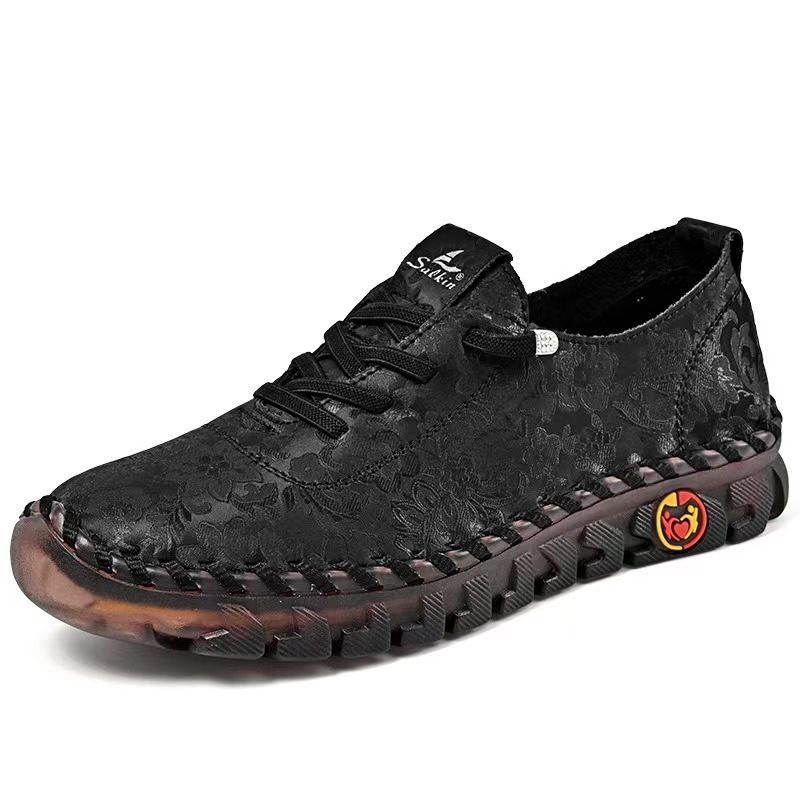 Cow Tendon Soft-Soled Mother Shoes, Autumn And Winter Women's Shoes, Flat Non-Slip Single Shoes, Live Casual Shoes, Wome_vogvips.com