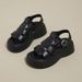 Soft Women' French Retro Round Toe, Oft Ole, 2026 New Model, Lip-on Color-blocked Leather Hoe, Hallow Ingle_vogvips.com