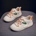K8636 New Women's Color Blocked Autumn Height Increasing Thick Sole Cross Strap Casual Board Shoes Student Fashion_vogvips.com