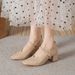 Small Square Leather Shoes For Women 2023 Autumn Metal Toe Anti-Kick Simple Thick Heel Soft Sole Comfortable Color High_vogvips.com